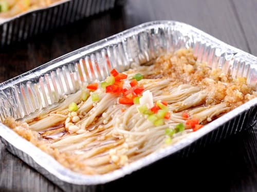 东乌珠穆沁锡纸烤金针菇